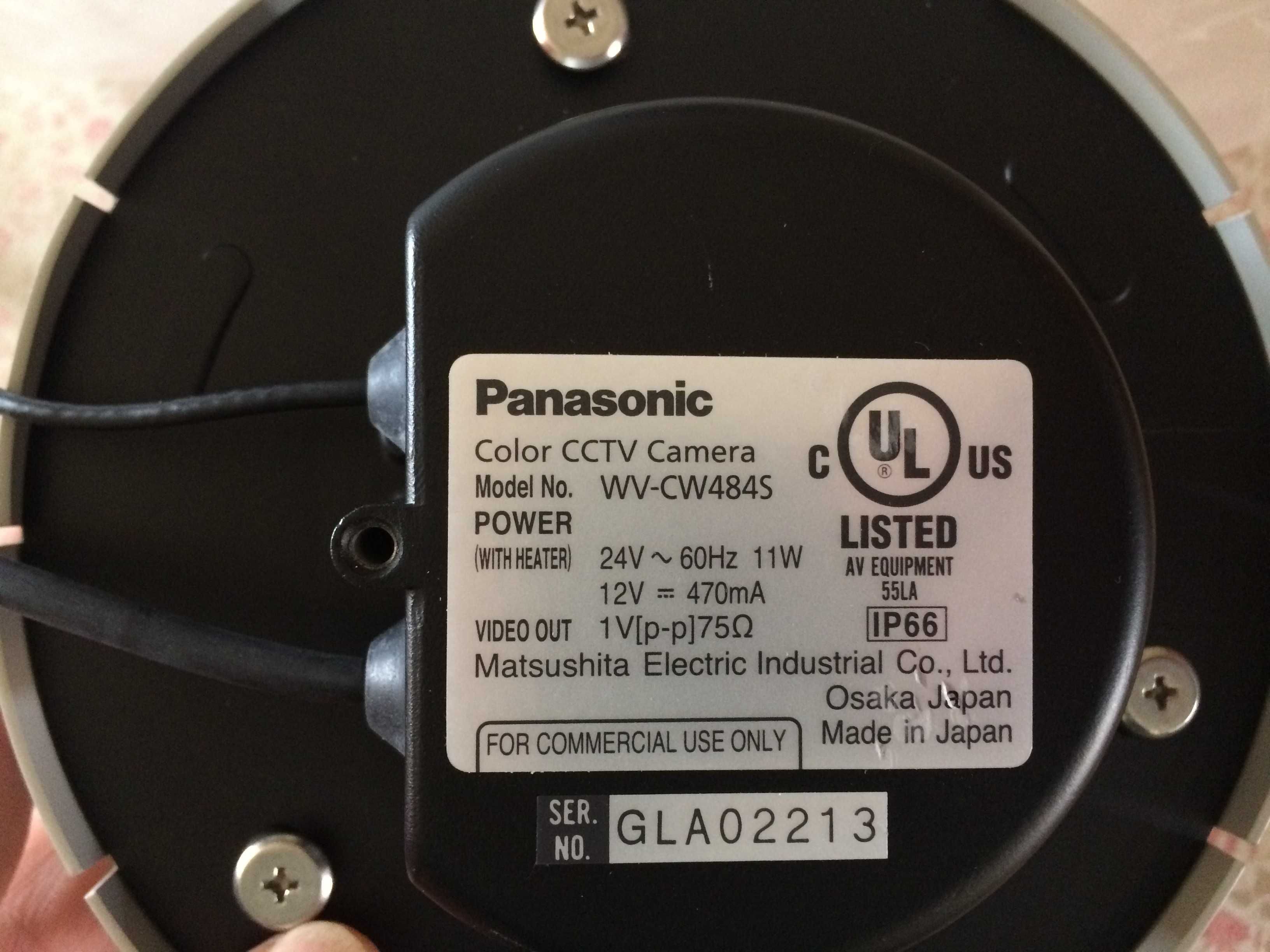 Panasonic WV-CW484S 520TVL Dome CCTV Analog Security Camera