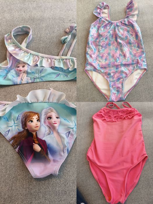 Lot 3 costume de baie fetița 116-122