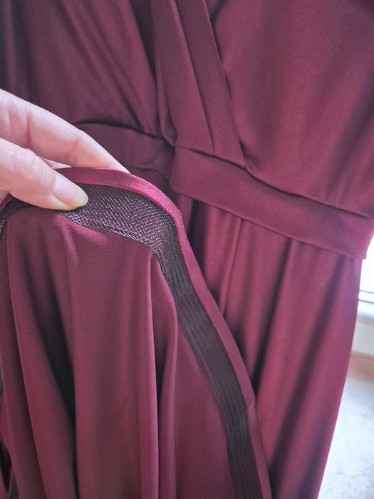 Rochie de ocazie lunga burgundy