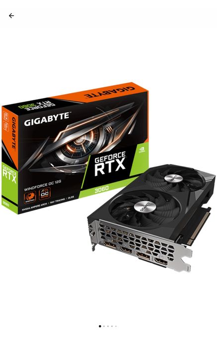 GIGABYTE GeForce RTX 3060 WINDFORCE OC rev. 2.0, 12GB GDDR6, 192-bit