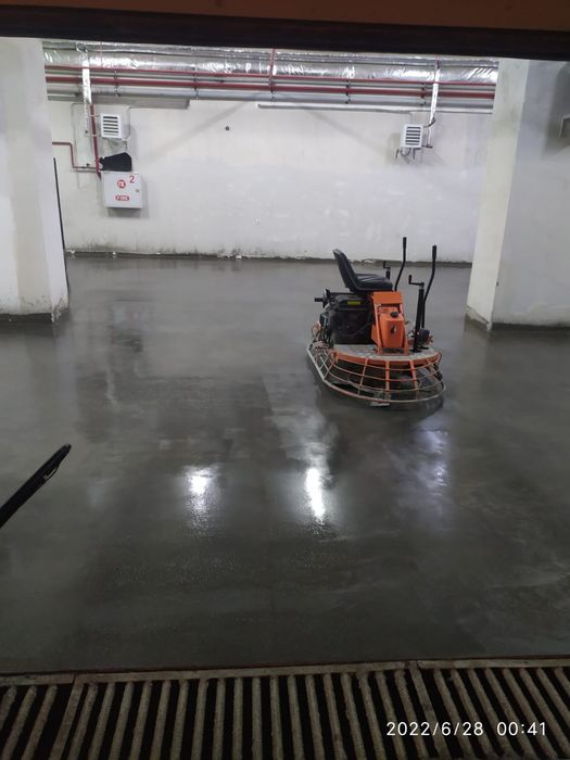 Стяжка топинг полы шлифовка битона