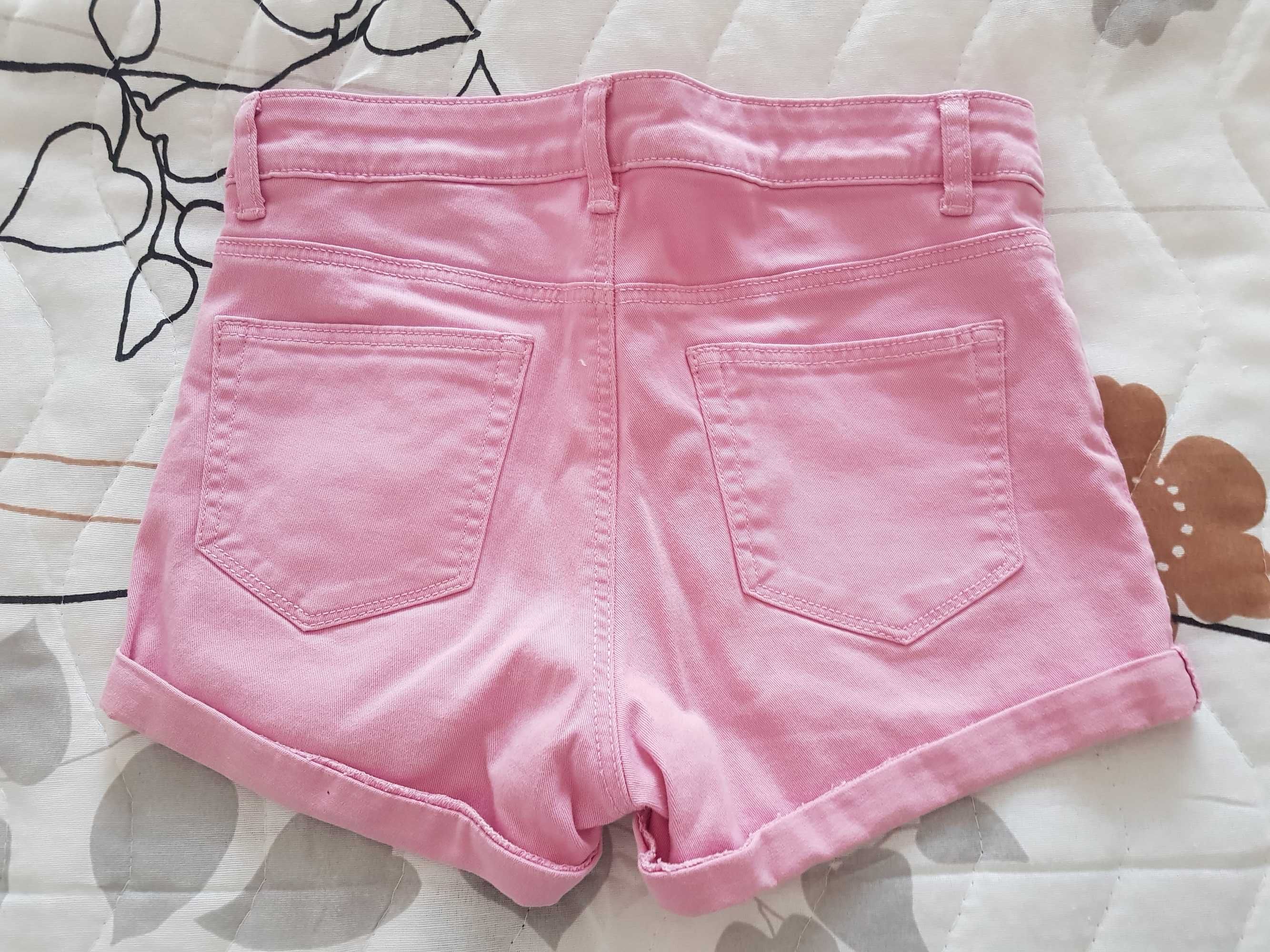 Pantalon scurt roz H&M 152