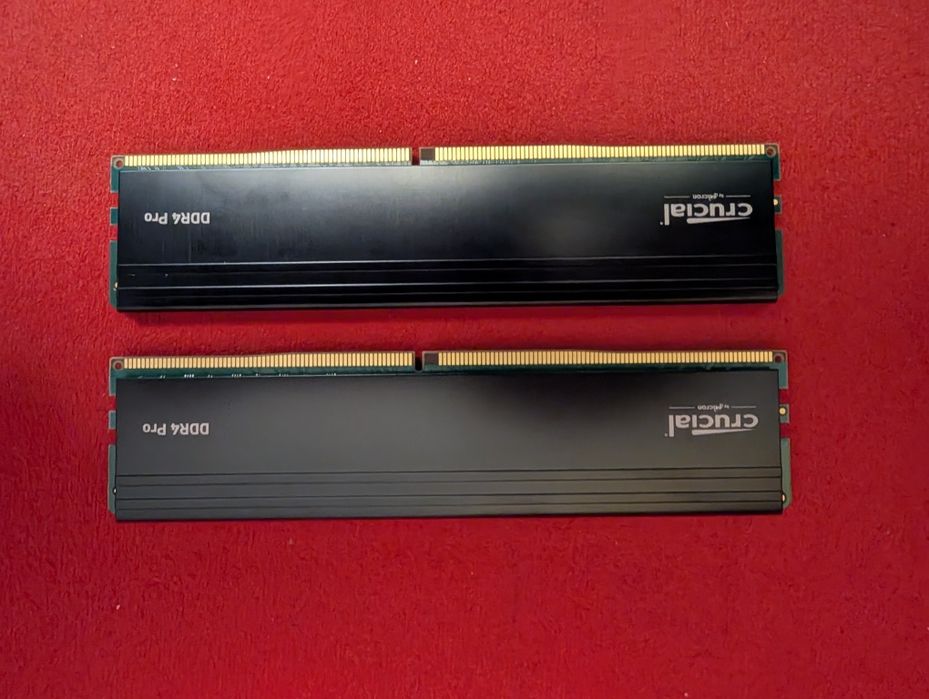 64GB (2x32GB) DDR4 RAM памет: Crucial PRO, DDR4-3200 CL22 и за маркови