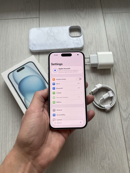 • Iphone  15  blue • FULLBOX •