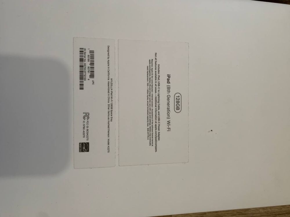 Продаю ipad (8th generation) Wi-Fi