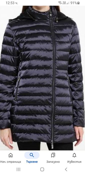 Armani Jeans AJ Down Jacket  40/ - M /L ОРИГИНАЛ Дамскo дълго пухено я