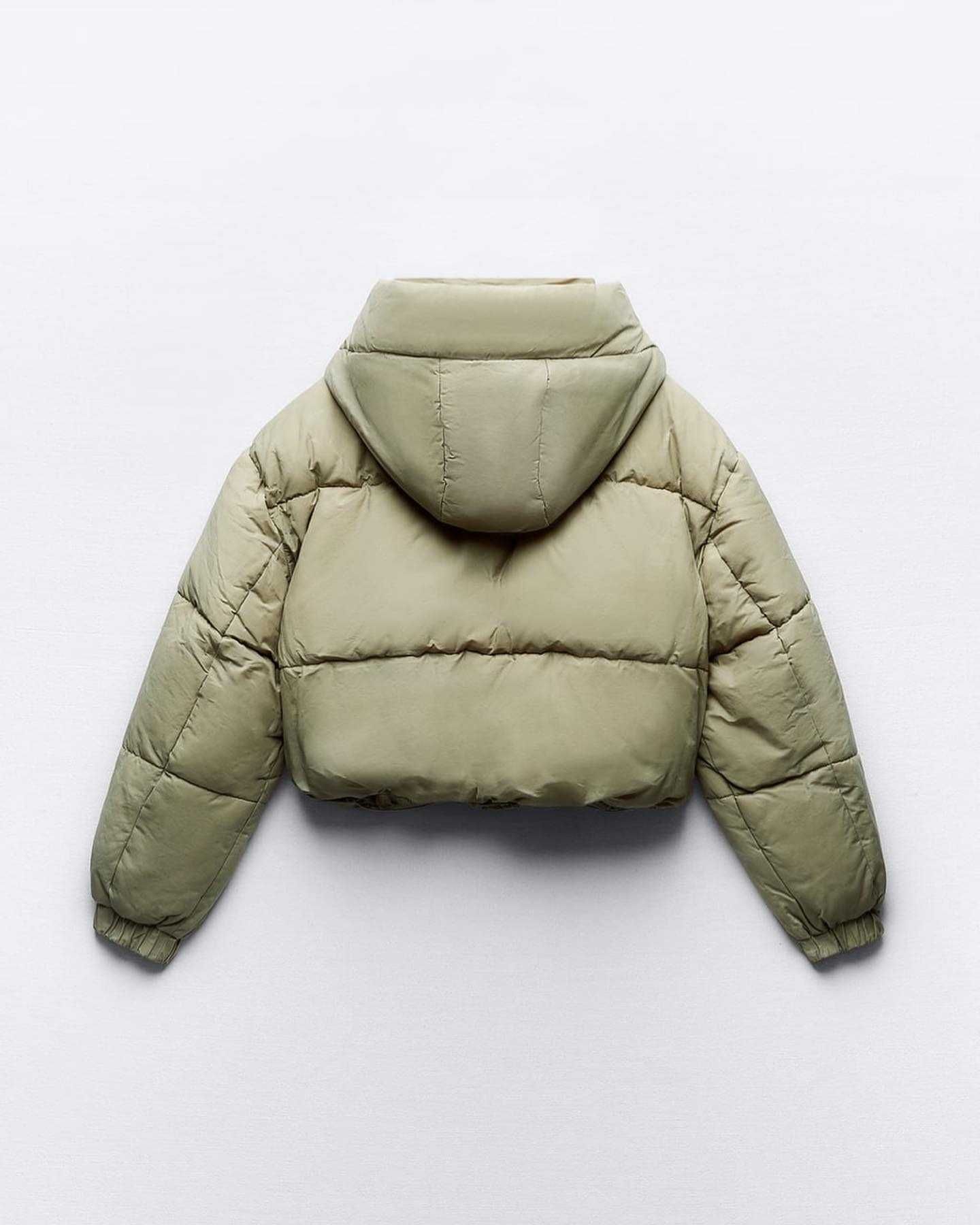 Ново пухено яке Zara, S