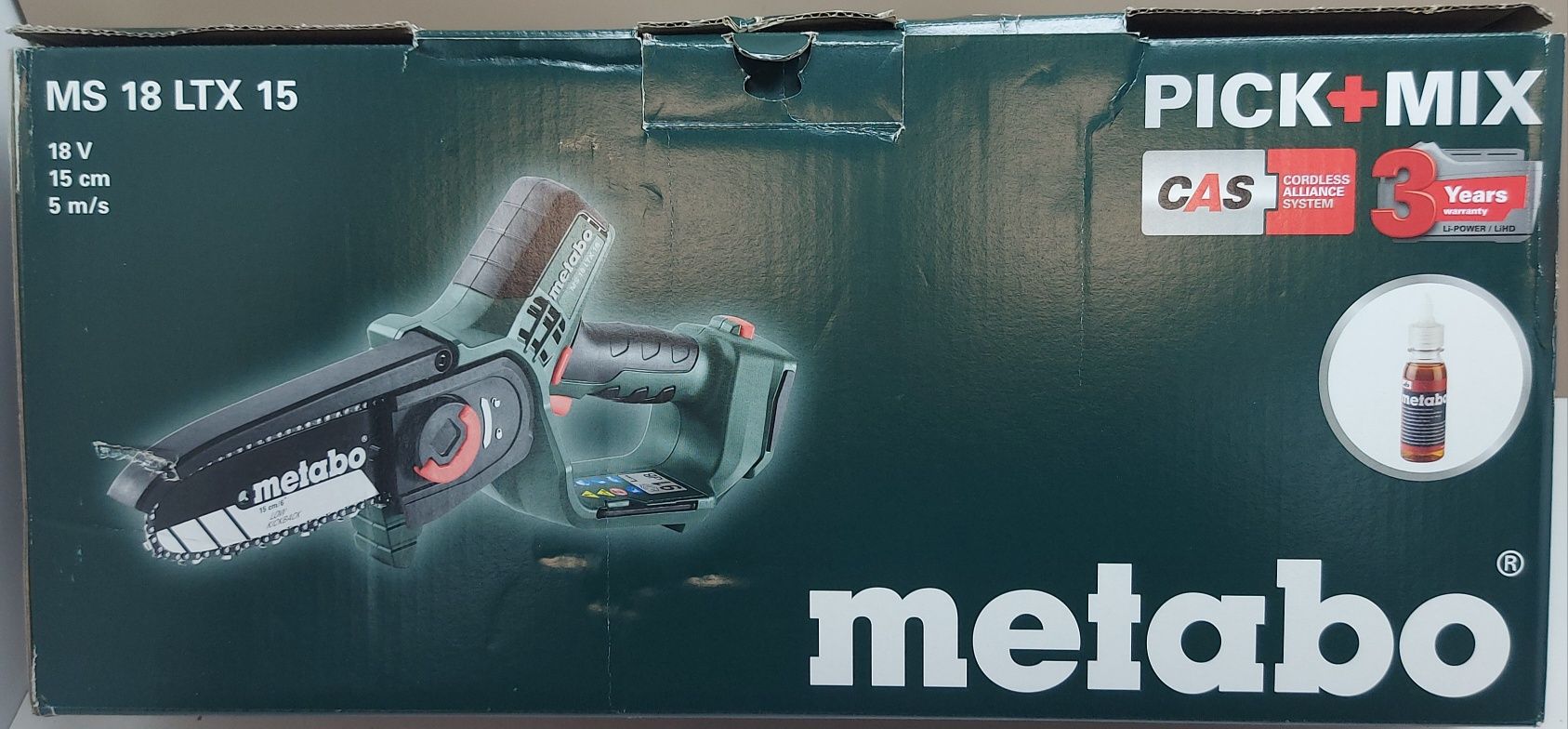 ПРОМОЦИЯ.Акумулаторна резачка METABO MS 18 LTX 15