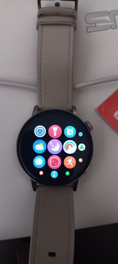 Смарт часовник Huawei Watch GT 3 – 42mm, кожена каишка