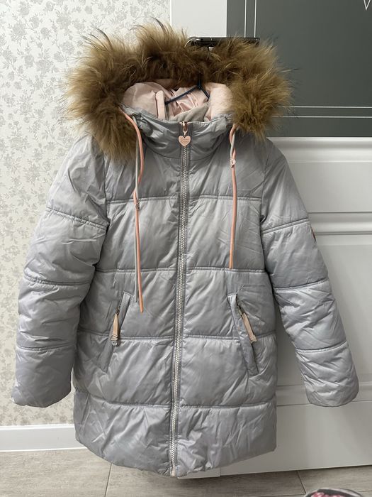 Пуховик на девочку Syberbyber, рост 134