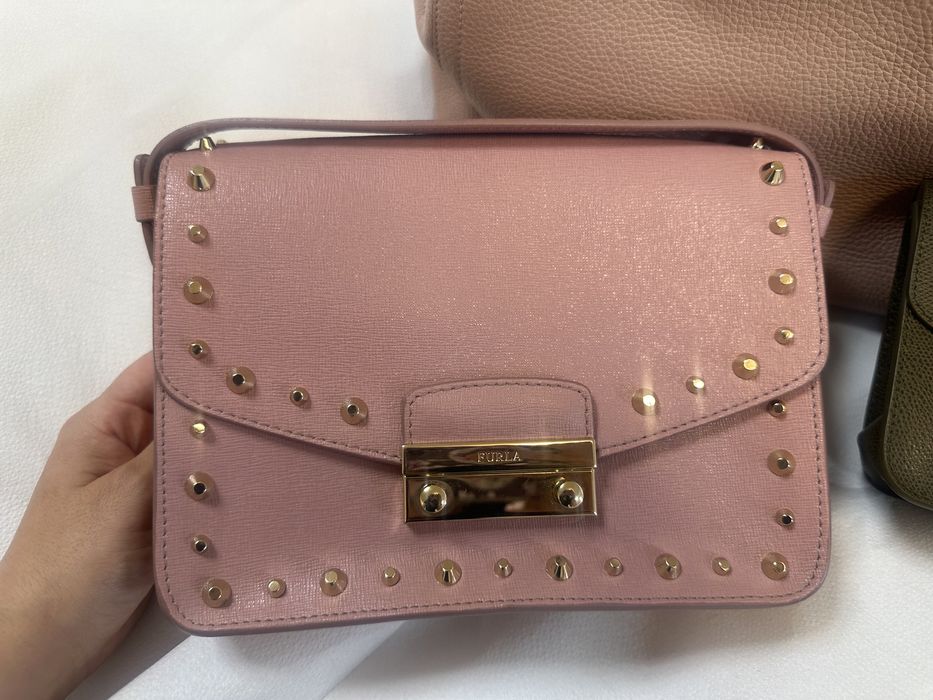 Чанти Фурла Furla Като Нови 100% Италианска Естествена Кожа