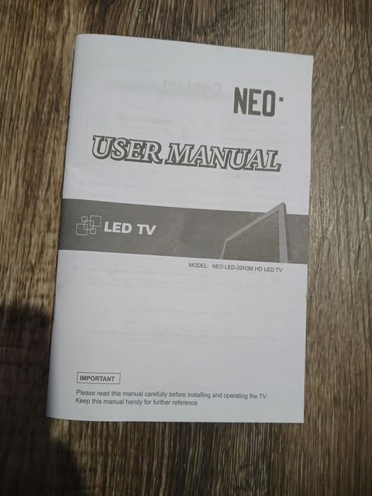 Телевизор NEO LED-32H3M HD LED TV