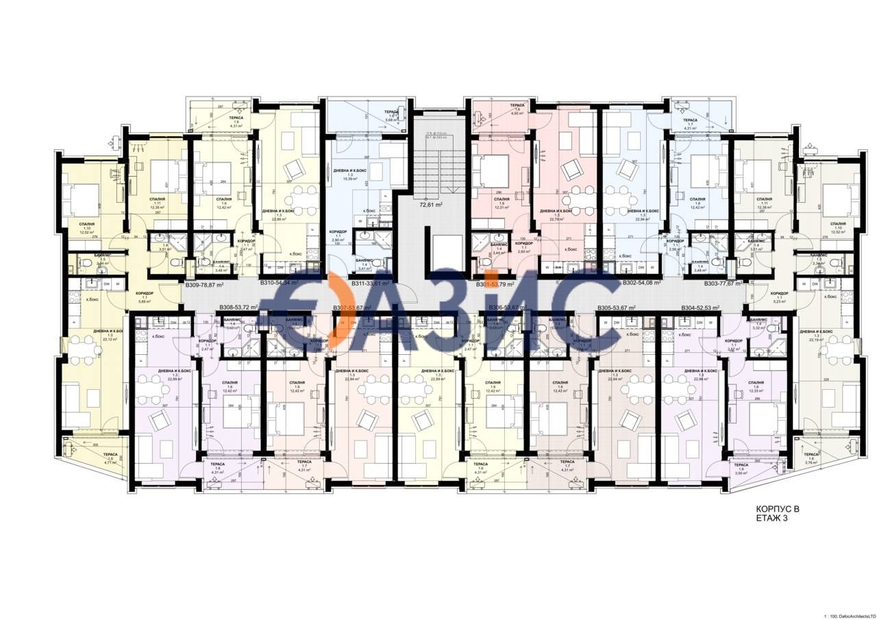 Продава се Тристаен апартамент в с. Равда, Област Бургас - 87 кв.м за 1250 €/кв.м - Снимка #8