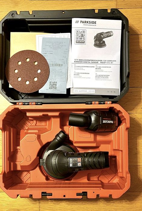 Parkside Импакт ¼" 12v 170N, Гайковерт PPBSSA 600Nm, шлайф ротационен