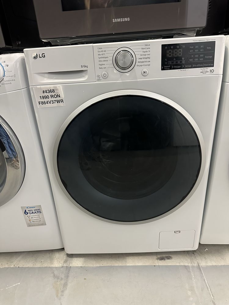 Masina de spalat rufe cu uscator LG F864V37WR