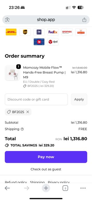 Set pompe san MomCozy M9 Flow