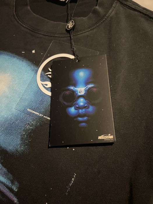 Cami seta Hellstar Goggles Negro Tee