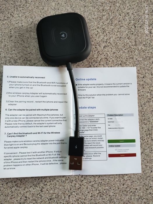 Wireless Carplay Adapter