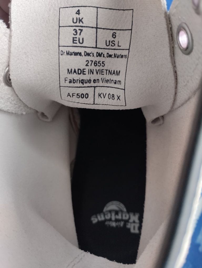 Dr Martens - 1460 Bejewelled Боти Кубинки Естествена Кожа Номер  37