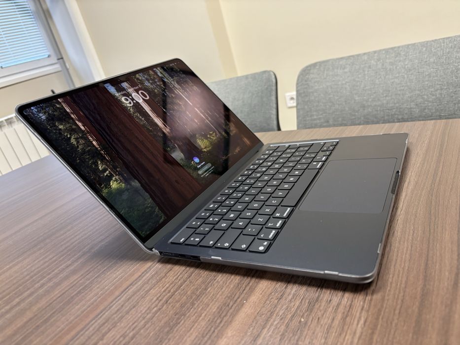 Лаптоп Apple - MacBook Air 13, 13.6'', M4 10C/8, 16GB/256GB, Midnight