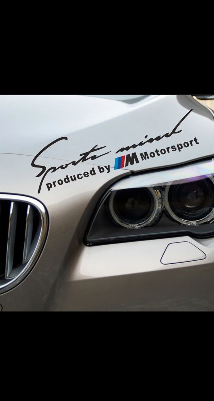 Sticker-Autocolant-Bmw-M-Sport-Mind-E46-320-E60-E90-F10-F30-E70-Xdrive