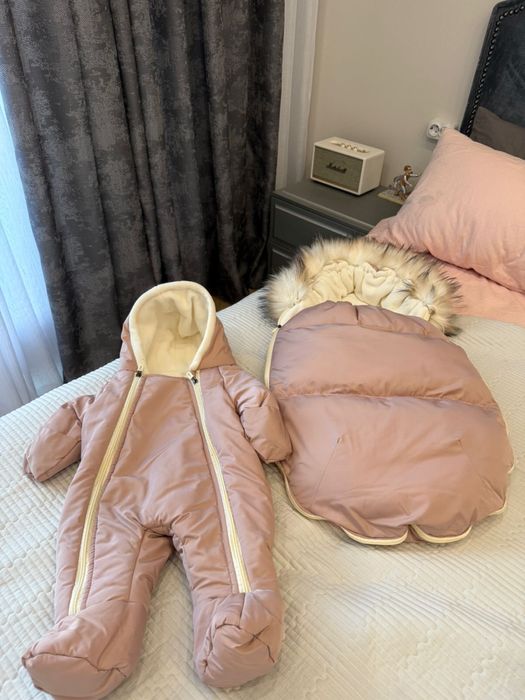 Комбинезон с конвертом зимний 2в1