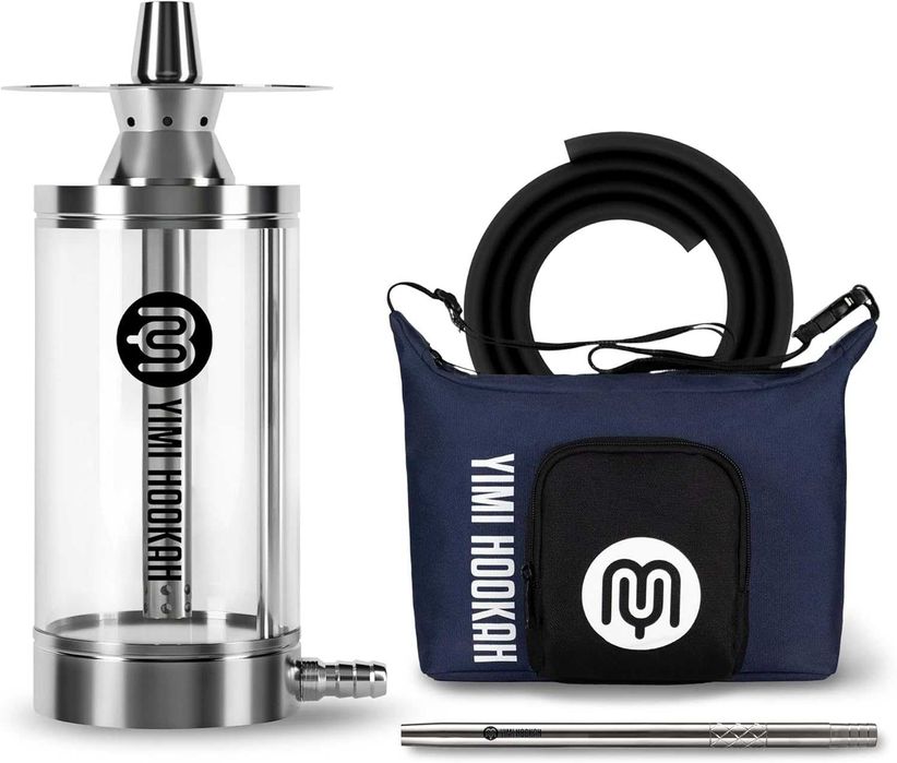 Set Mini Narghilea Portabil Yimi cu Geanta de Transport