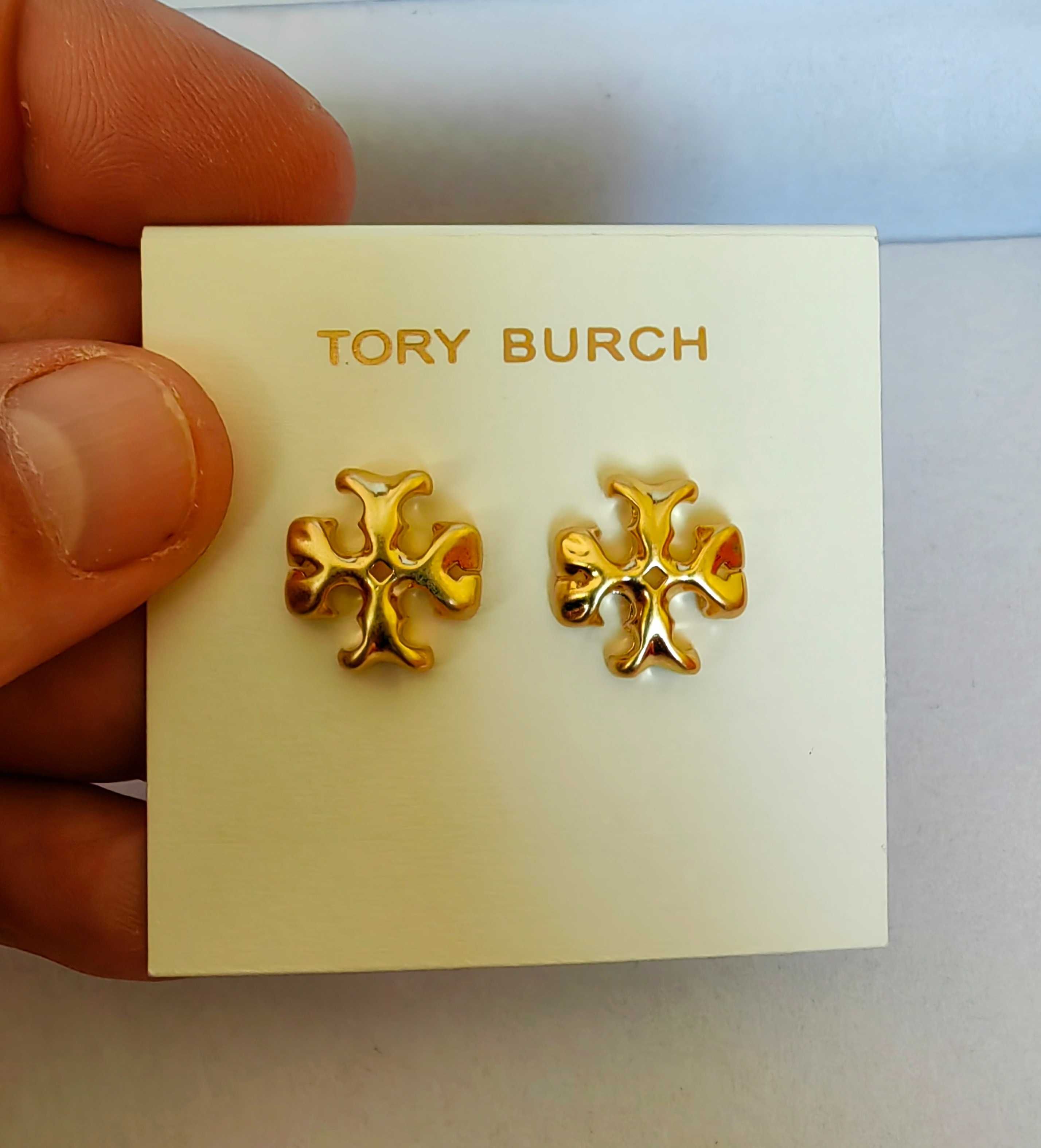 Обеци на Tory Burch - Kira stud earrings