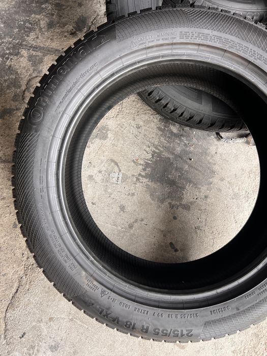 2 anvelope iarna NOI 215/55/18 , Continental , DOT 4320 , 8.8 mm