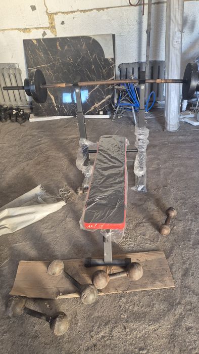 Штанга и гантели