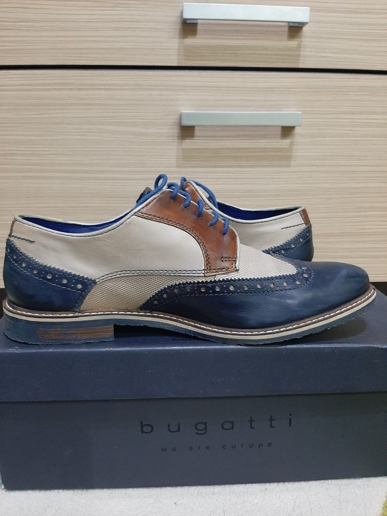 Pantofi bugatti de piele