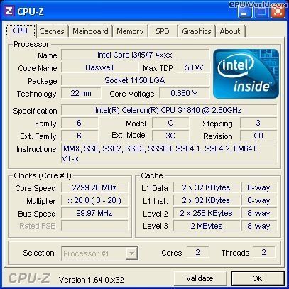 Intel Pentium  Gold G5400 gen9 si Intel Celeron G1840 gen 4