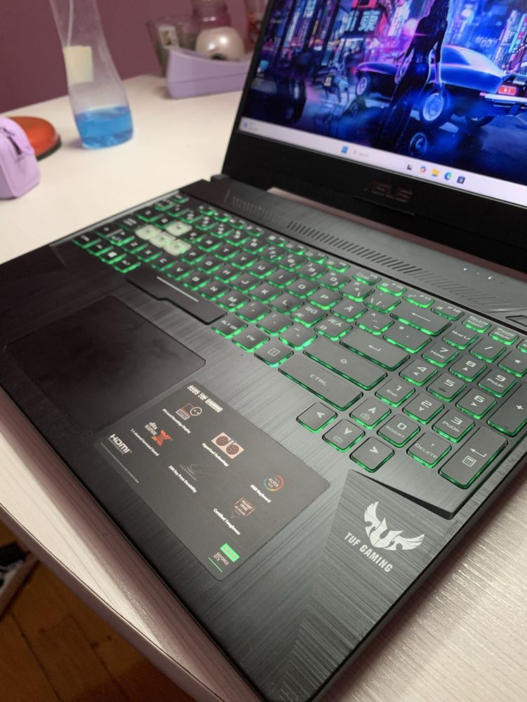 Laptop Asus Tuf Gaming FX505D, 16gb ram, Ryzen5,GTX1650