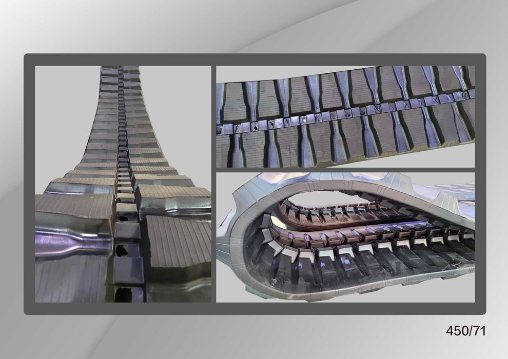 Șenilă  cauciuc  450 x 71 x 82