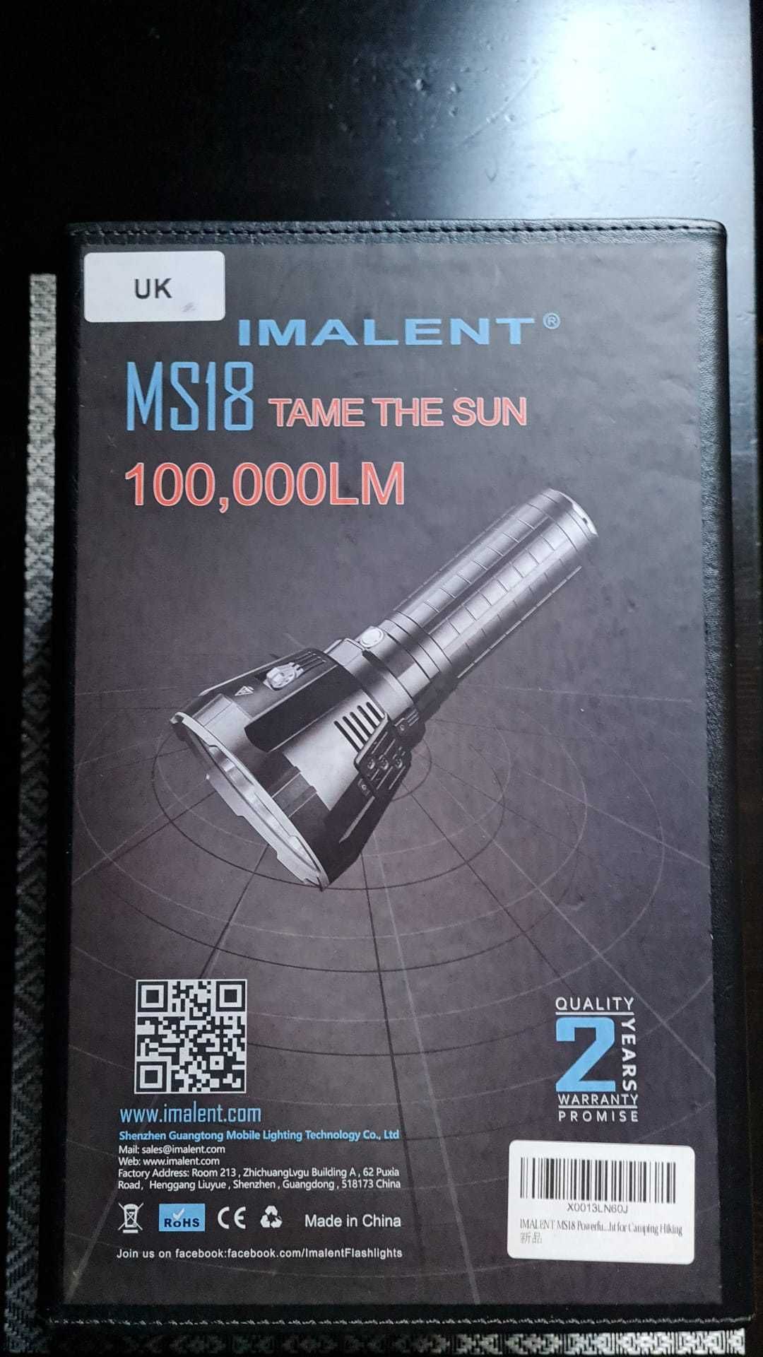 Фенер"Imalent MS18" 100 000 лумена!!!