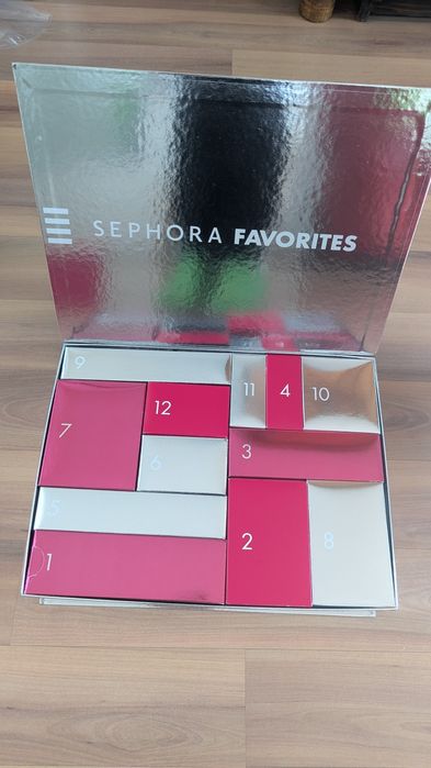 Кутии от Адвент календари Sephora,
