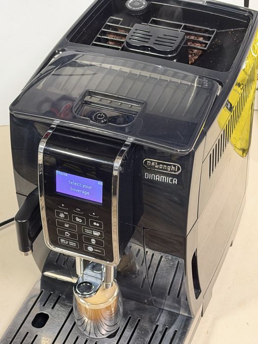 Кафемашина кафе автомат delonghi dinamica с гаранция