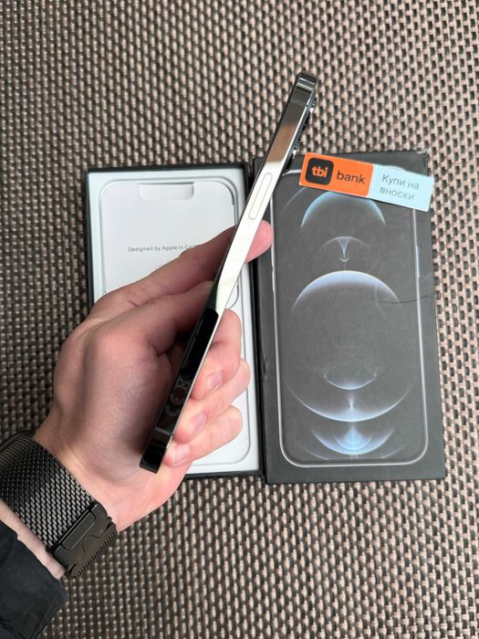 256Gb! iPhone 12 Pro MAX  Лизинг от 22лв/м Graphite черен изплащане