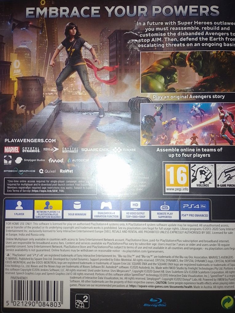 Avengers ps4 нова игра