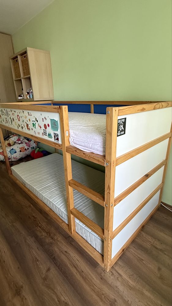 IKEA Двуетажно легло с 2 матрака