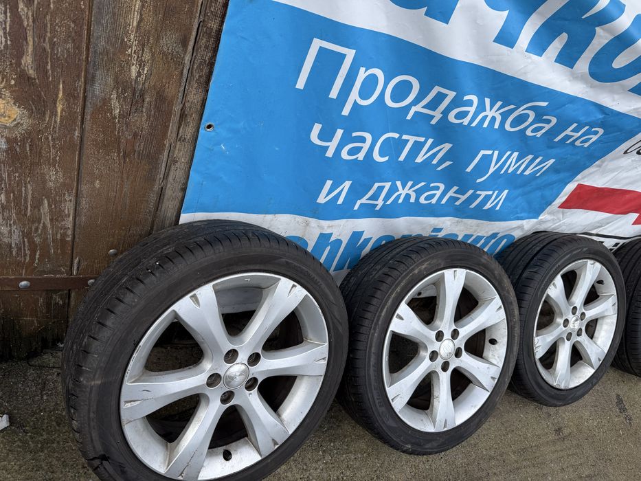 17 5х100 джанти с летни гуми