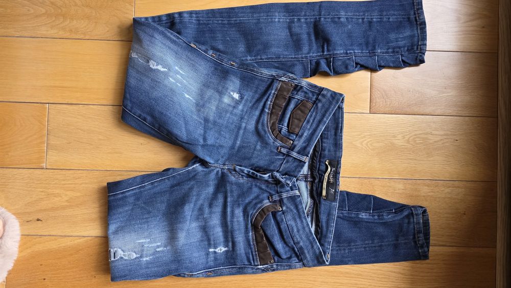 Лот 4 чифта мaркови дънки Rossodisera, Miss sixty, Guess, Salsa ,скини