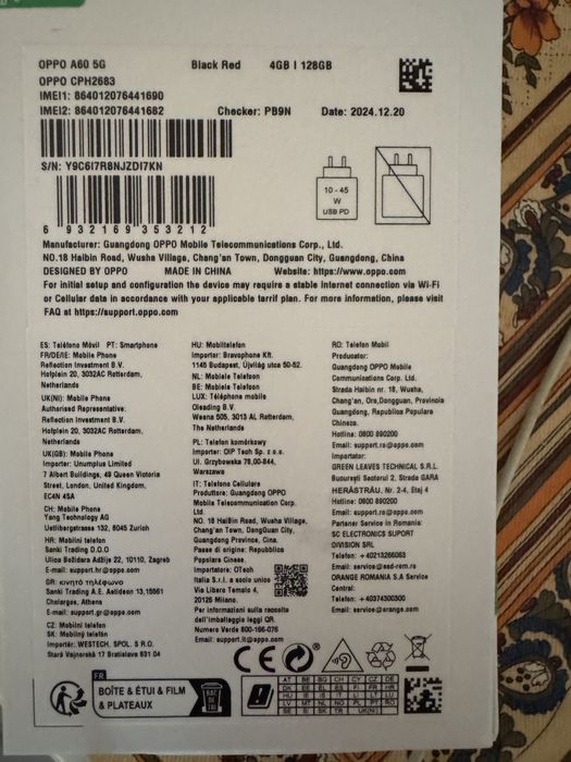 Oppo A60 5G nou in cutie