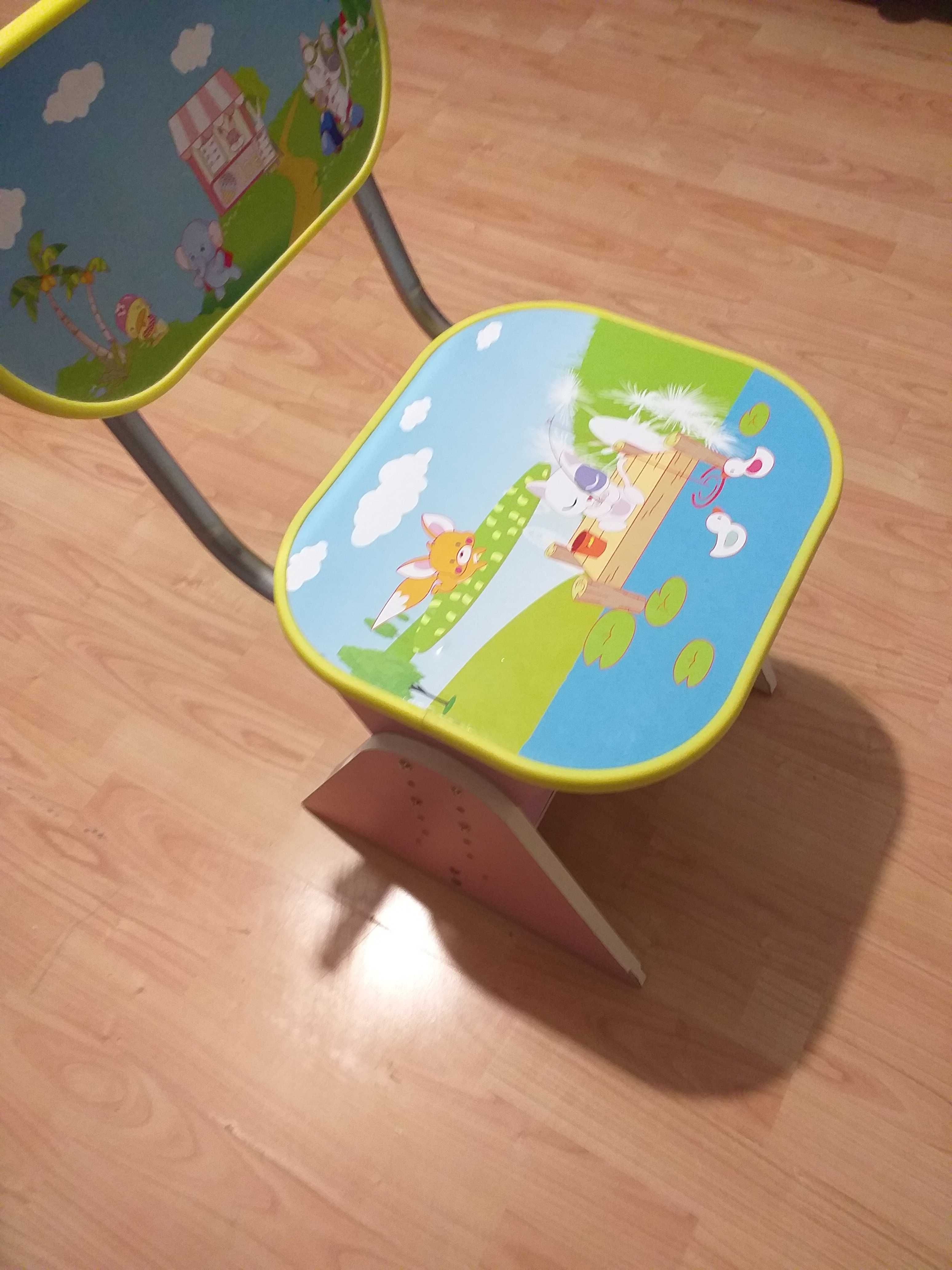 Birou cu scăunel (reglabile) pentru copii