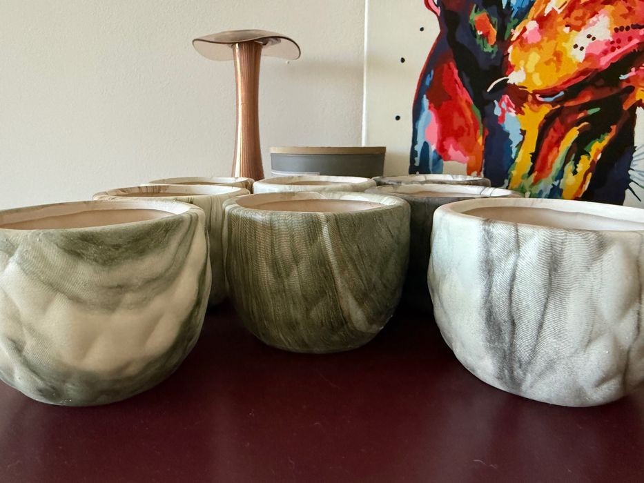 Кашпи за малки цветя, керамика