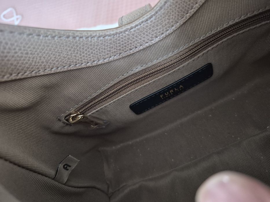 Чанта FURLA Iride в бежово