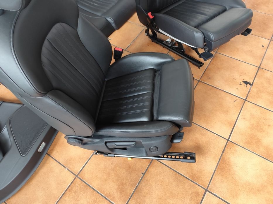 Interior sport piele audi A6 C7 4G scaune. Bancheta. Fete de uși