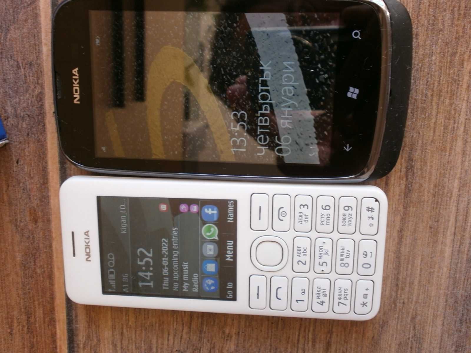 2бр. GSM мобилни апарати Nokia 206 и Lumia 610