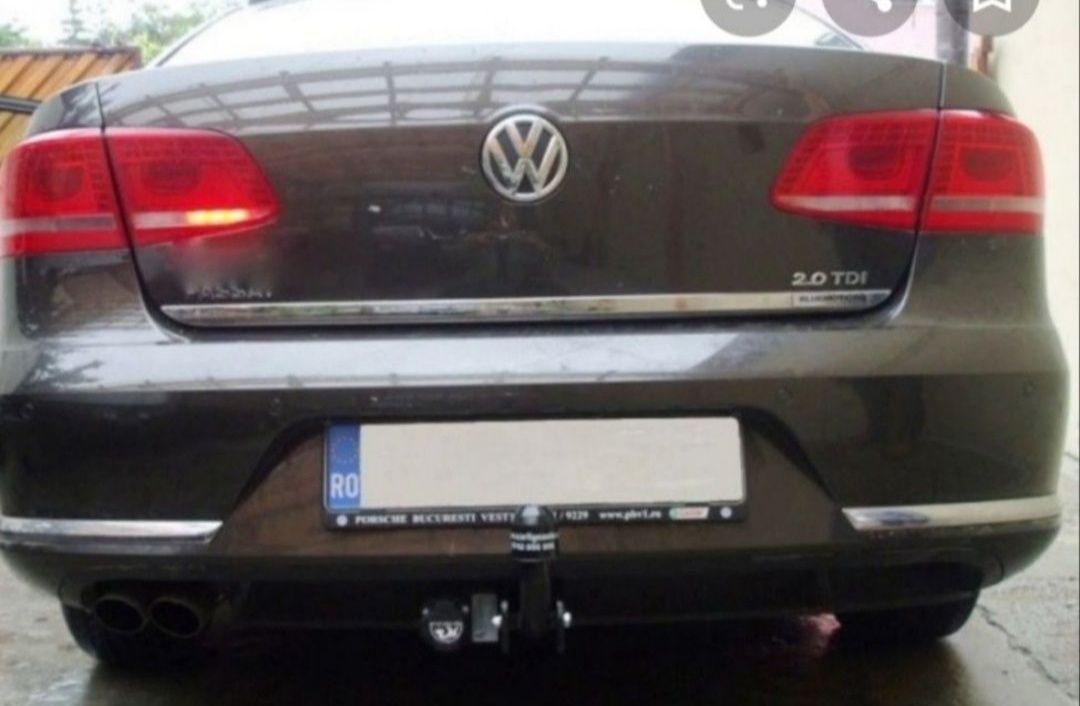 Carlig VW Passat 2012 complet cu calculator suruburi prindere tot