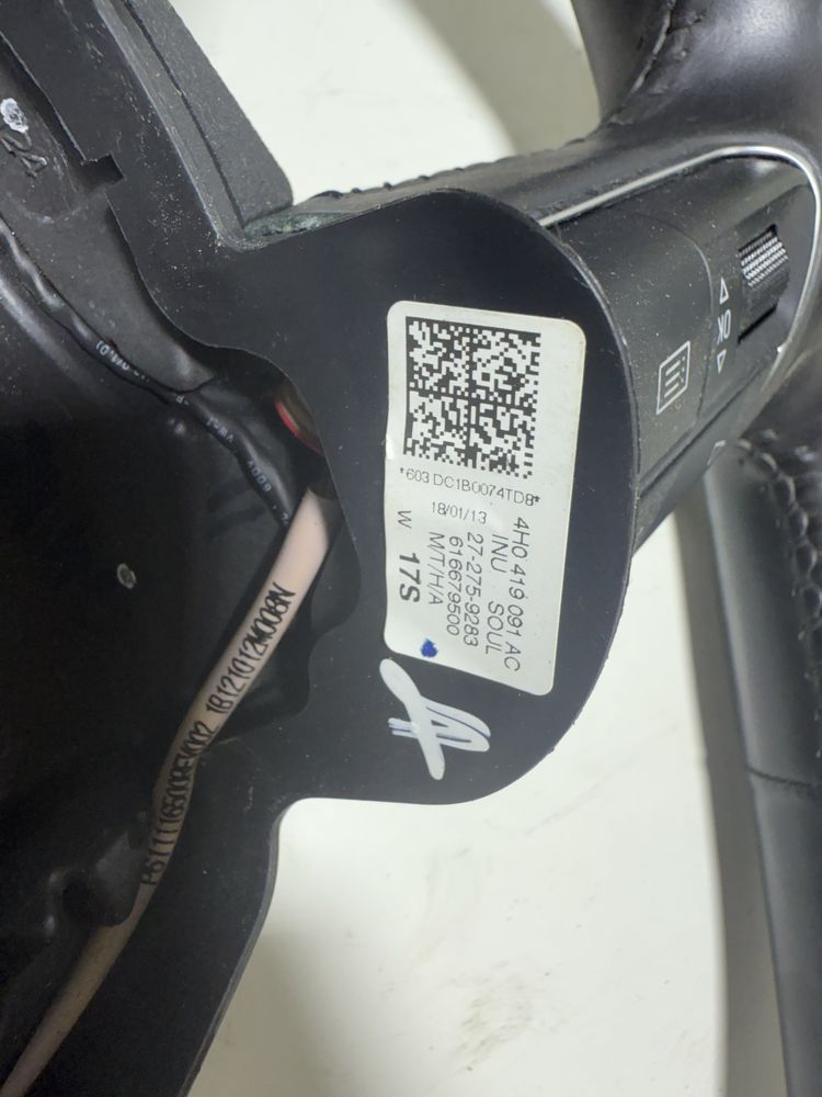 Волан за audi s8 d4 a8 d4 a6 c7 A7 с подгрев и airbag